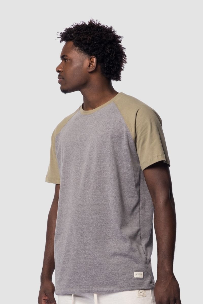 Camiseta Raglan College Cinza Kartter