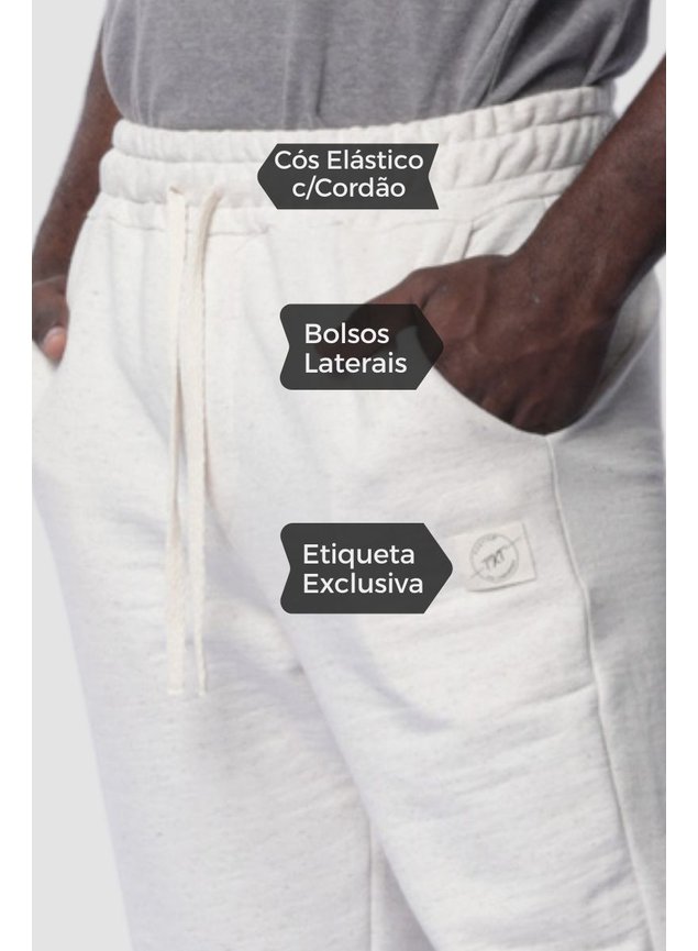 6089 calca jogger de moletom off c bolso tras kartter detalhes