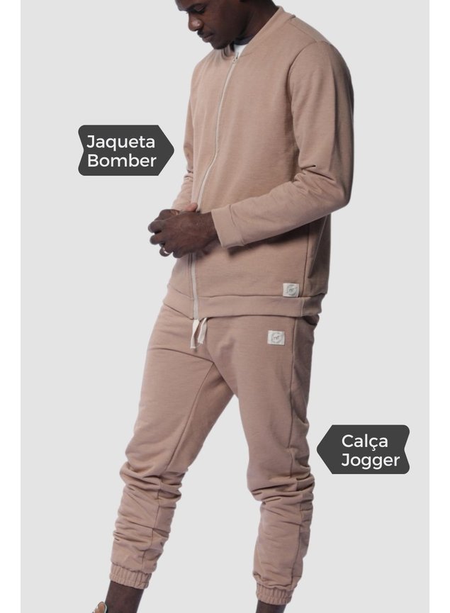 6094 conjunto de moletom marrom kartter frente 02