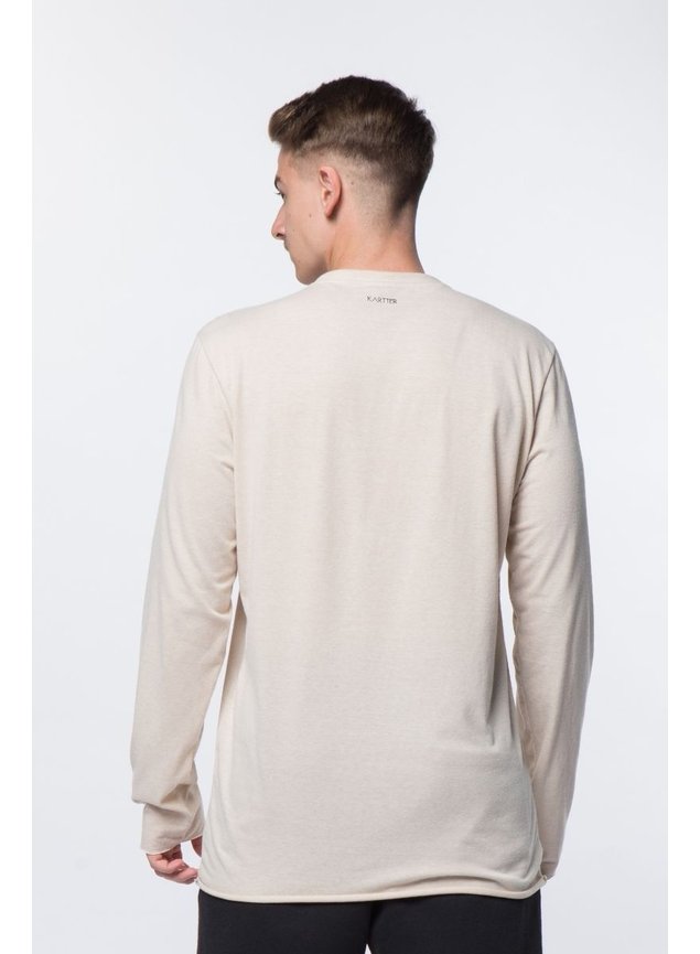 camisa masculina gola padre algodao off white kartter costas