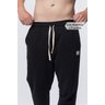 6092 calca jogger de moletom preto c bolso tras kartter detalhes