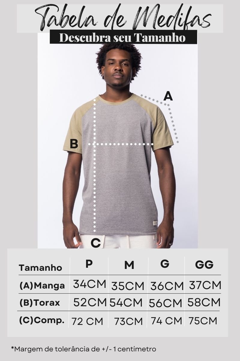 Camiseta Raglan College Cinza Kartter