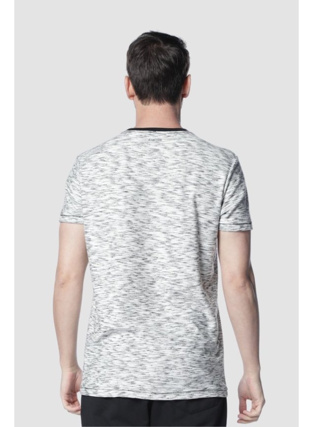 8003 camiseta masculina kartter jet gola preta costas