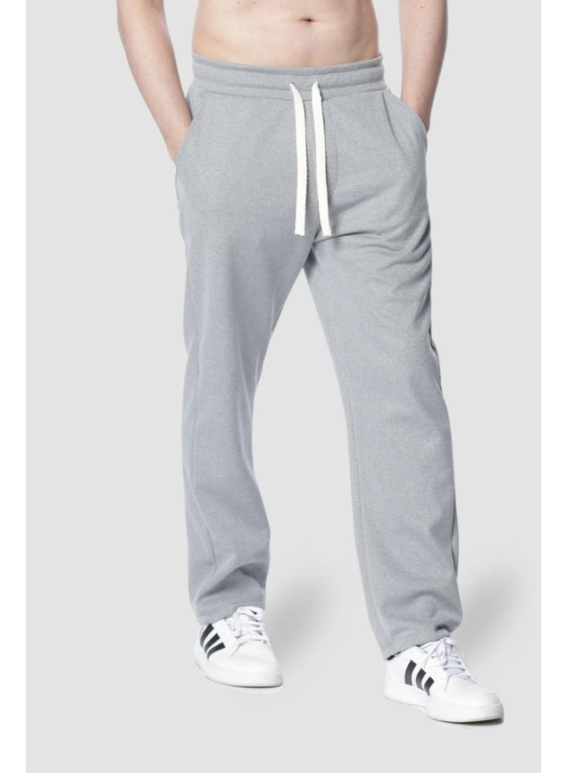 Calça Masculina Moletom Cinza Mescla Kartter