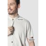 camisa masculina off de botao gola padre kartter zoom