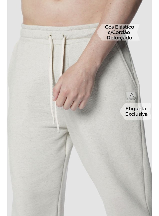 8012 calca masculina moletom verde mescla kartter zoom