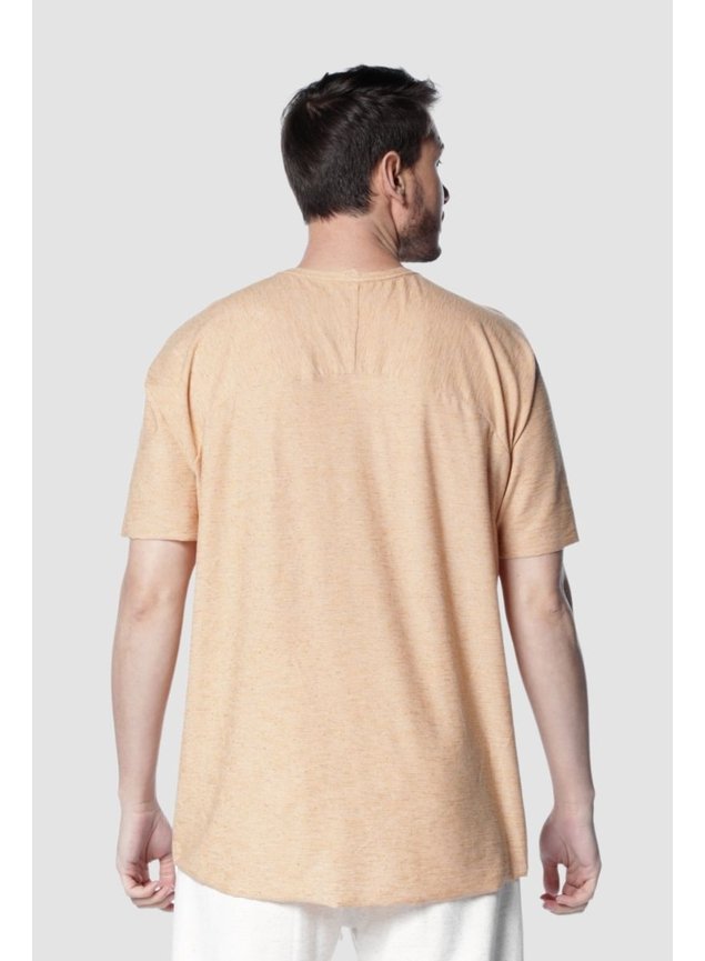 8015 camiseta masculina oversized marrom recortes kartter costas