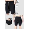 8018 conjunto moletom masculino preto bermuda e regata kartter caracteristicas