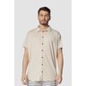 Camisa de Botão Masculina Areia Kartter