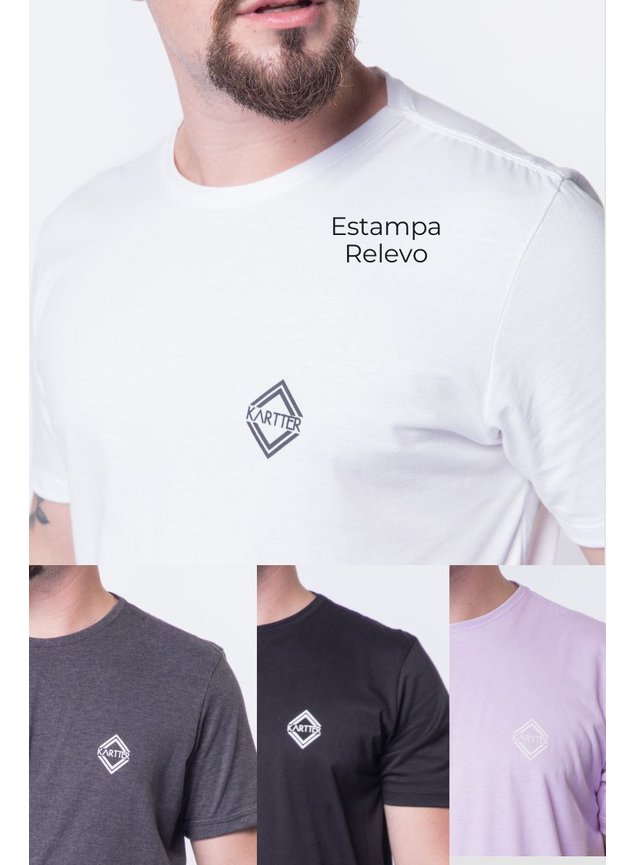 8055 pack camisetas masculina basicas estampar