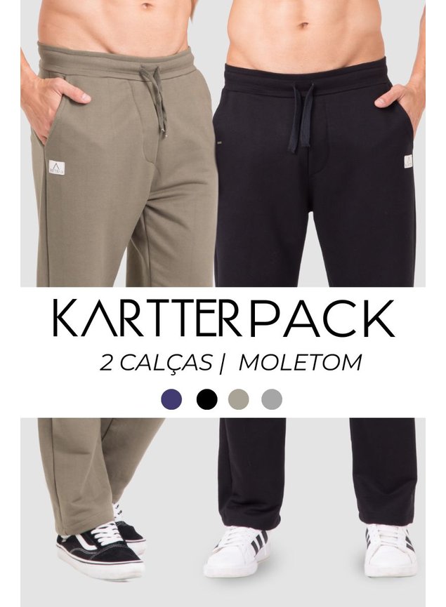 Kit Calça Moletom Masculinas