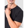 6022 camiseta estonada masculina preto gola