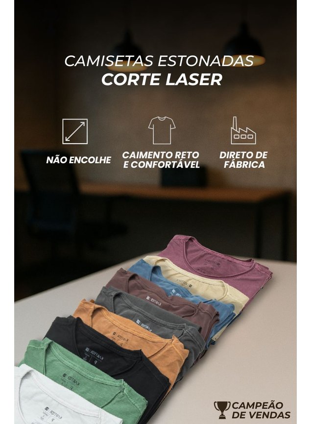 qualidades camisetas estonadas laser