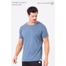 6020 camiseta estonada masculina azul modelo