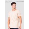 000 camiseta estonada masculina creme modelo
