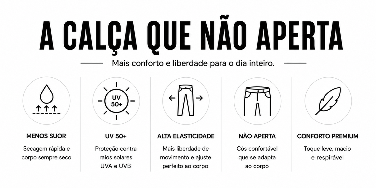 A cal&ccedil;a que n&atilde;o aperta